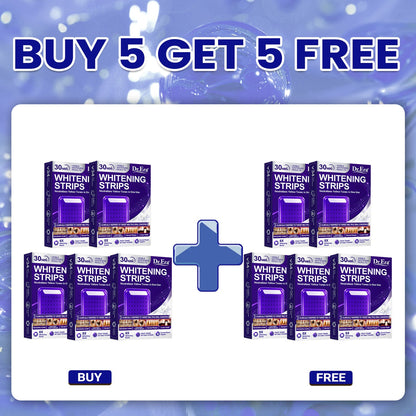 𝐃𝐫.𝐄𝐫𝐚® Purple Teeth Whitening Strips | Whiter-Looking Teeth in 30 Minutes | Fights Yellow Tones, Tough Stains, Plaque & Discoloration | Gentle on Sensitive Teeth